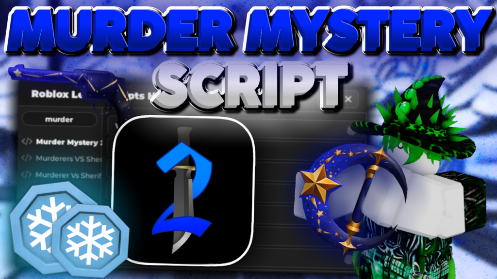 Murder Mystery 2 SCRIPT [ AUTO FARM SNOW TOKEN – ESP – GRAB GUN – AIMBOT – KILL AURA ] *pastebin*