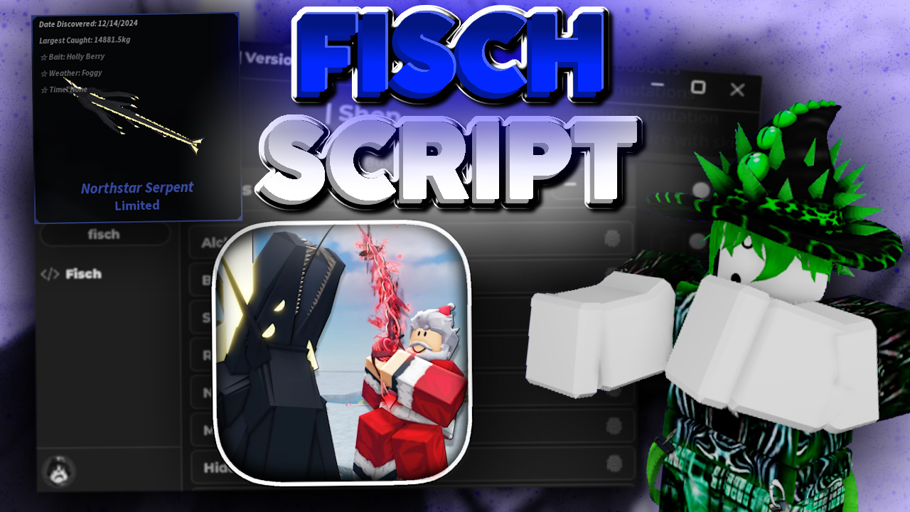 ❄️Fisch SCRIPT [ AUTO NORTHSTAR SERPENT – AUTO SPIN CRATE – AUTO APPRAISE – MORE ] *pastebin