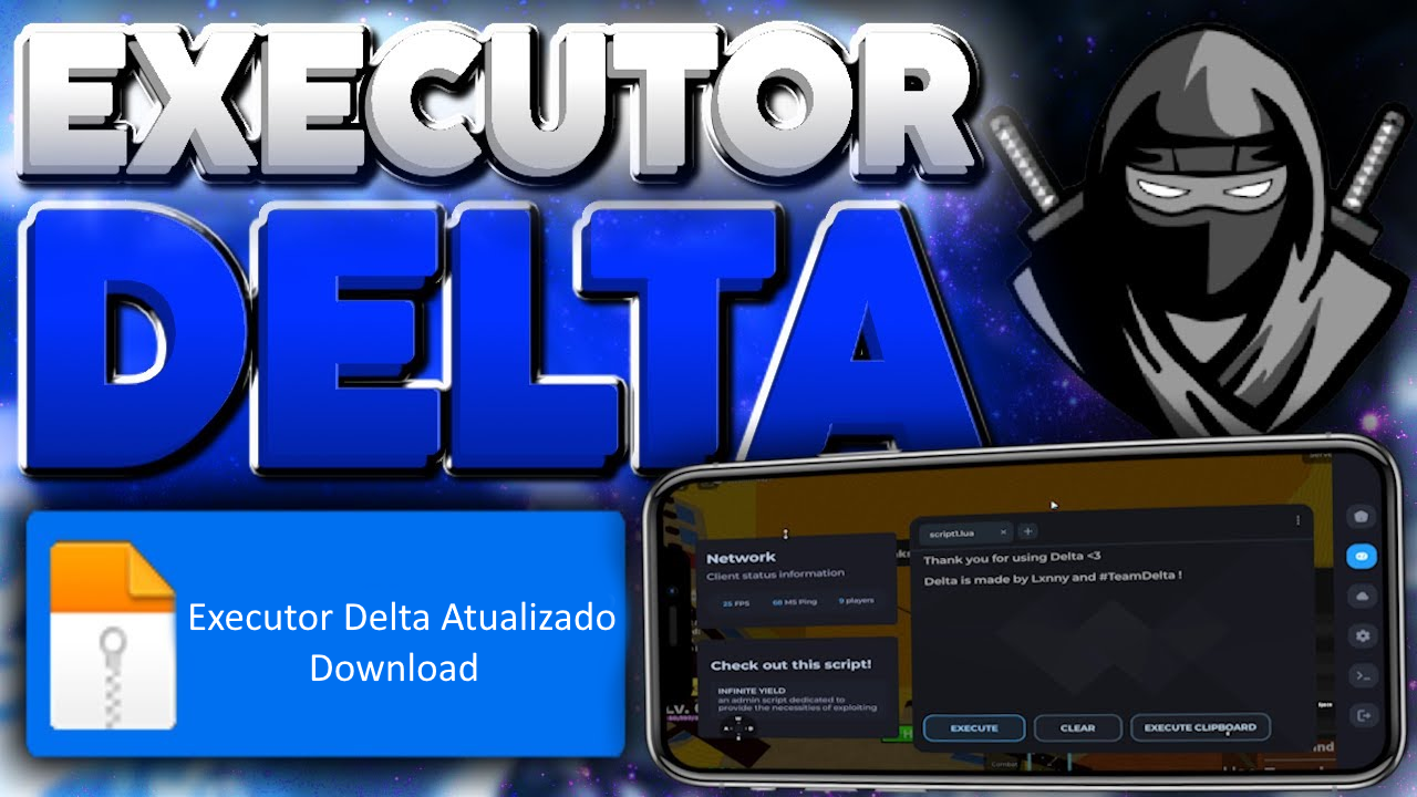 ATUALIZOU! ✅ EXECUTOR DELTA V2.654 Celular e PC (100% UNC) – Script Roblox Atualizado