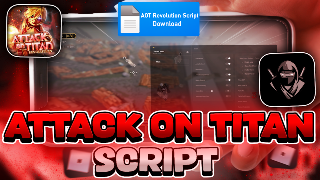 Attack On Titan Revolution SCRIPT *NO KEY* – Auto Farm – Auto Mission – Auto Retry, More – 2025